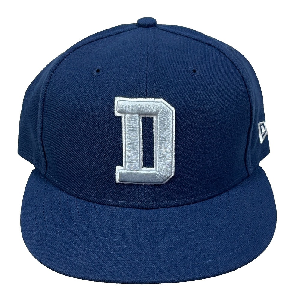 Dallas Cowboys Hat Cap Fitted Size 7 3/8 New Era 59Fifty Plain Logo NFL Football